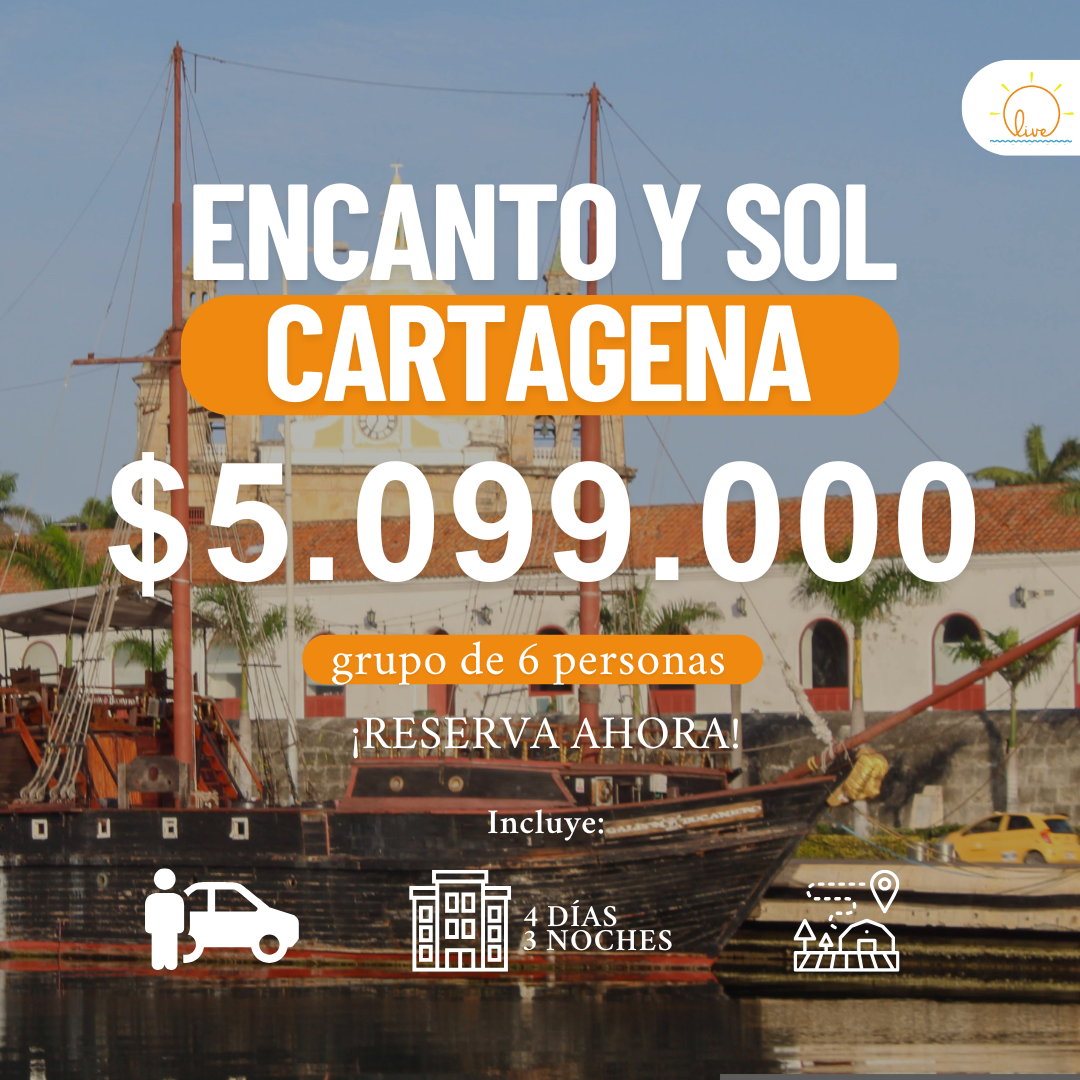 Plan a Cartagena para Grupos | Alojamiento + Tours + Playas