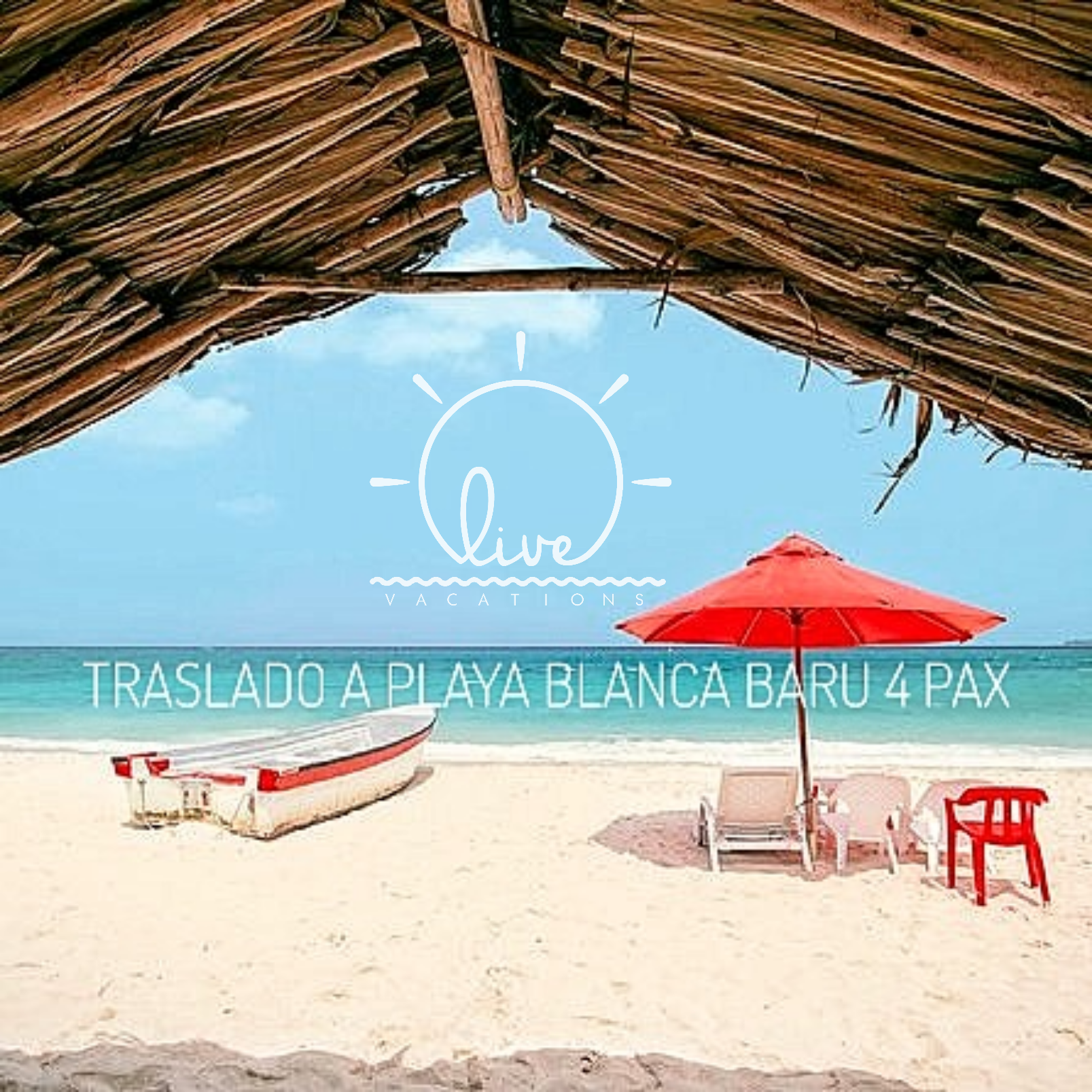 Transfer to Playa Blanca – Barú (up to 4 people) | Comfort and flexibility to enjoy one of the best beaches in the Caribbean