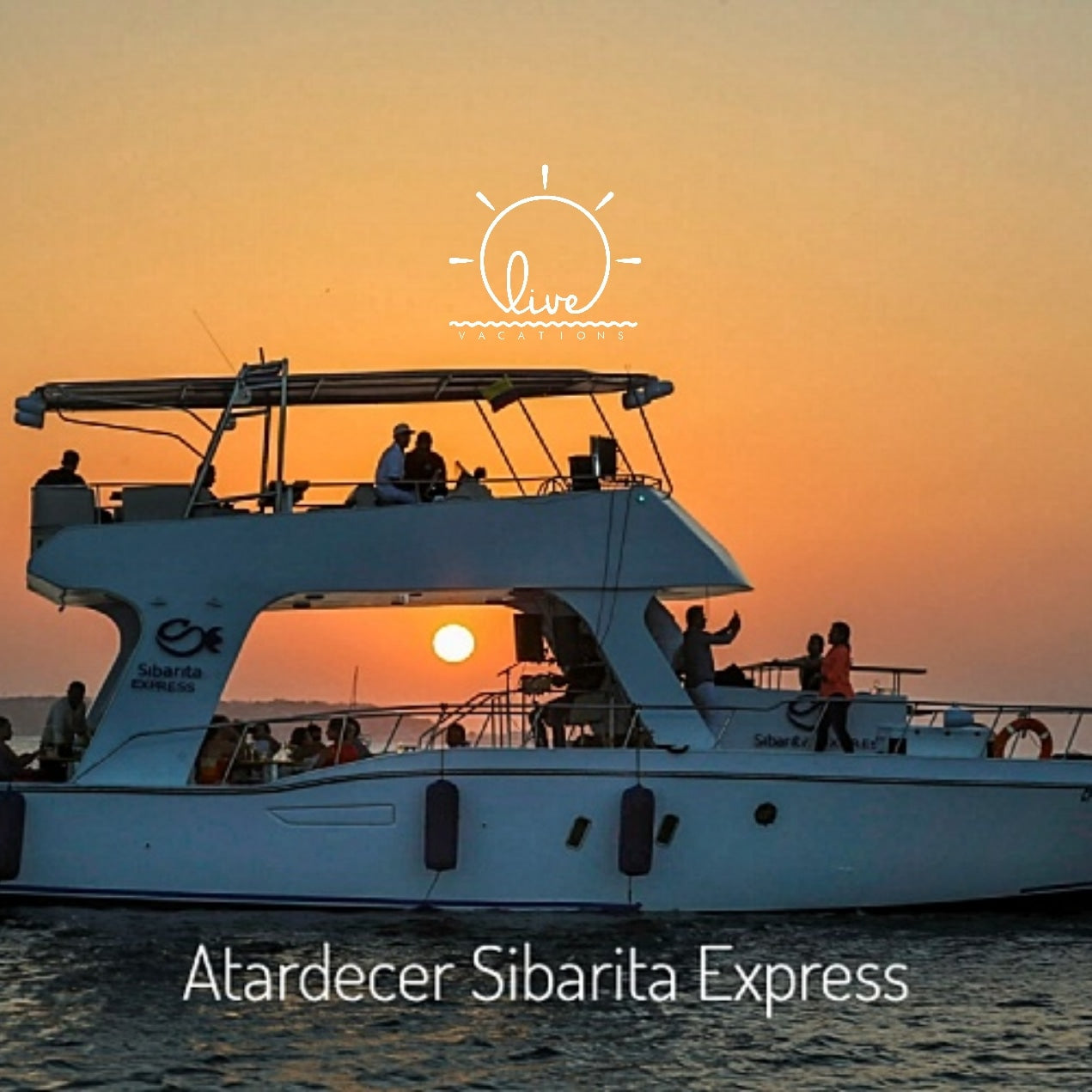 Sibarita Express Atardecer Tour | Navega, brinda y contempla la magia del Caribe
