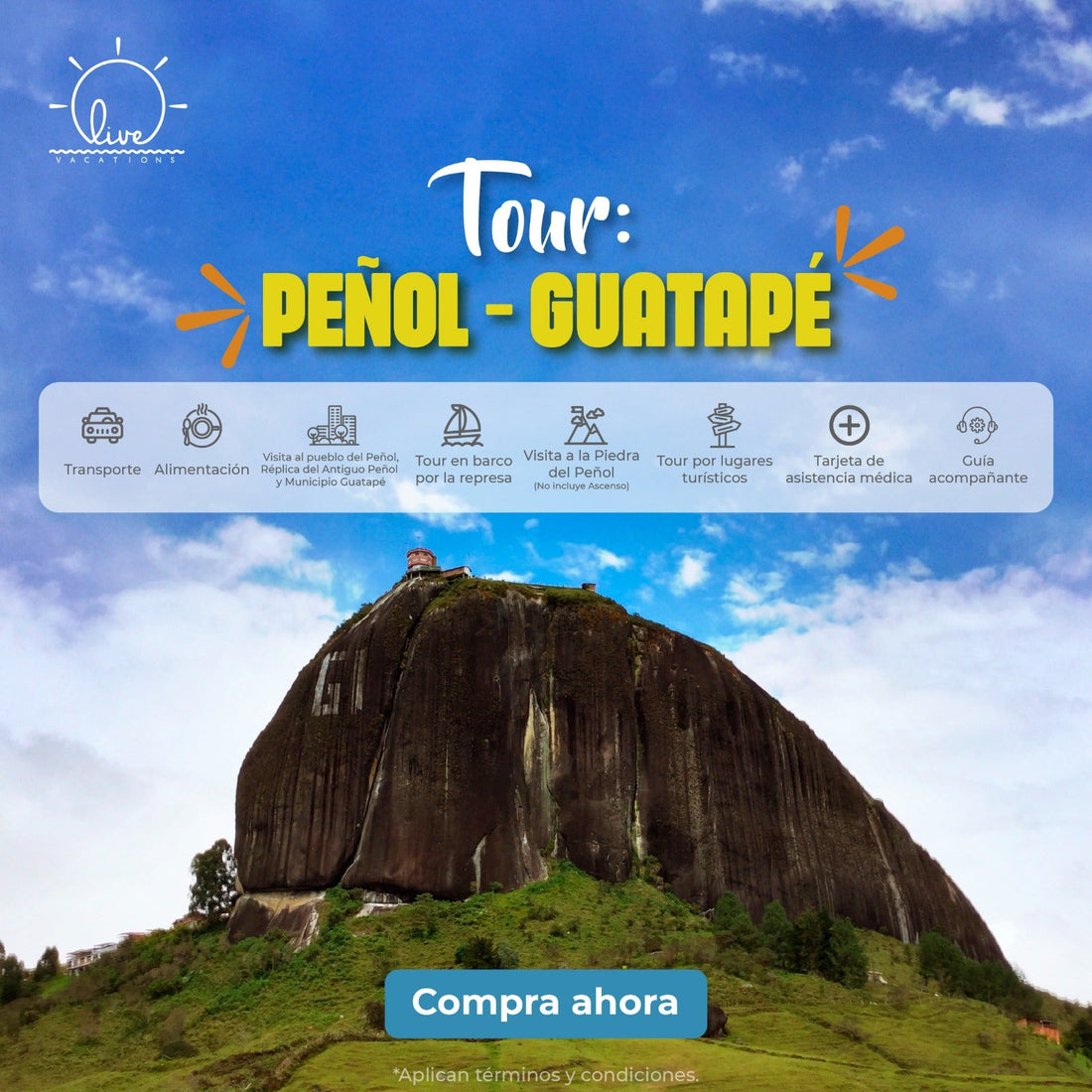 Vive Medellín con Live Vacations Tours: Experiencias Únicas que No Puedes Perderte