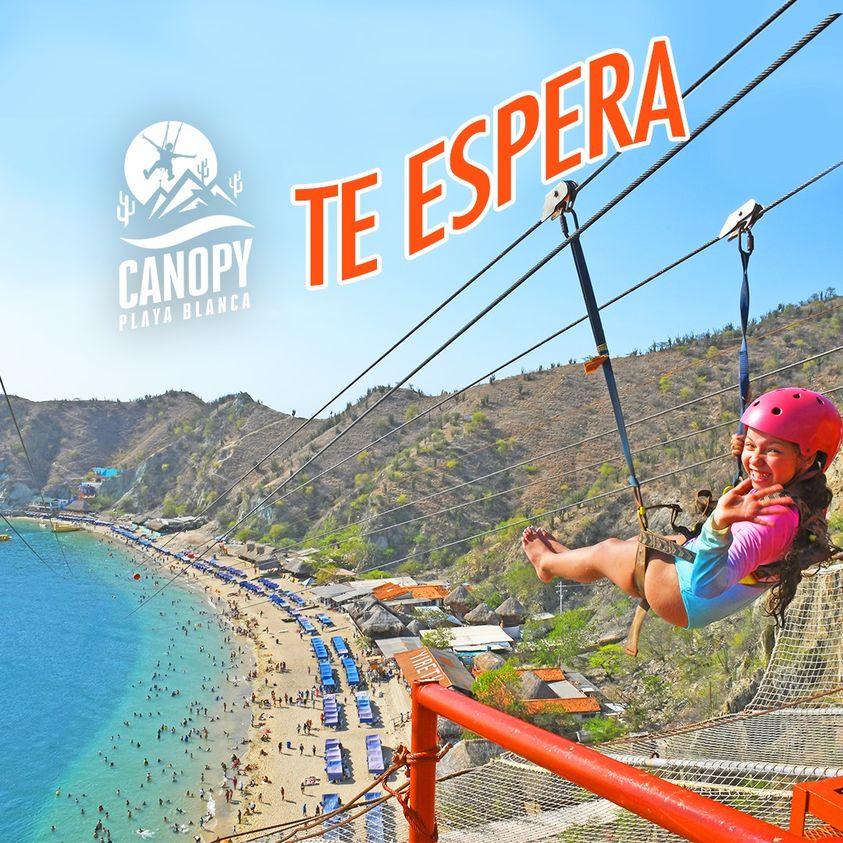 Canopy en Playa Blanca: Aventura Extrema y Vistas Espectaculares sobre Aguas Cristalinas - Live Vacations Tours
