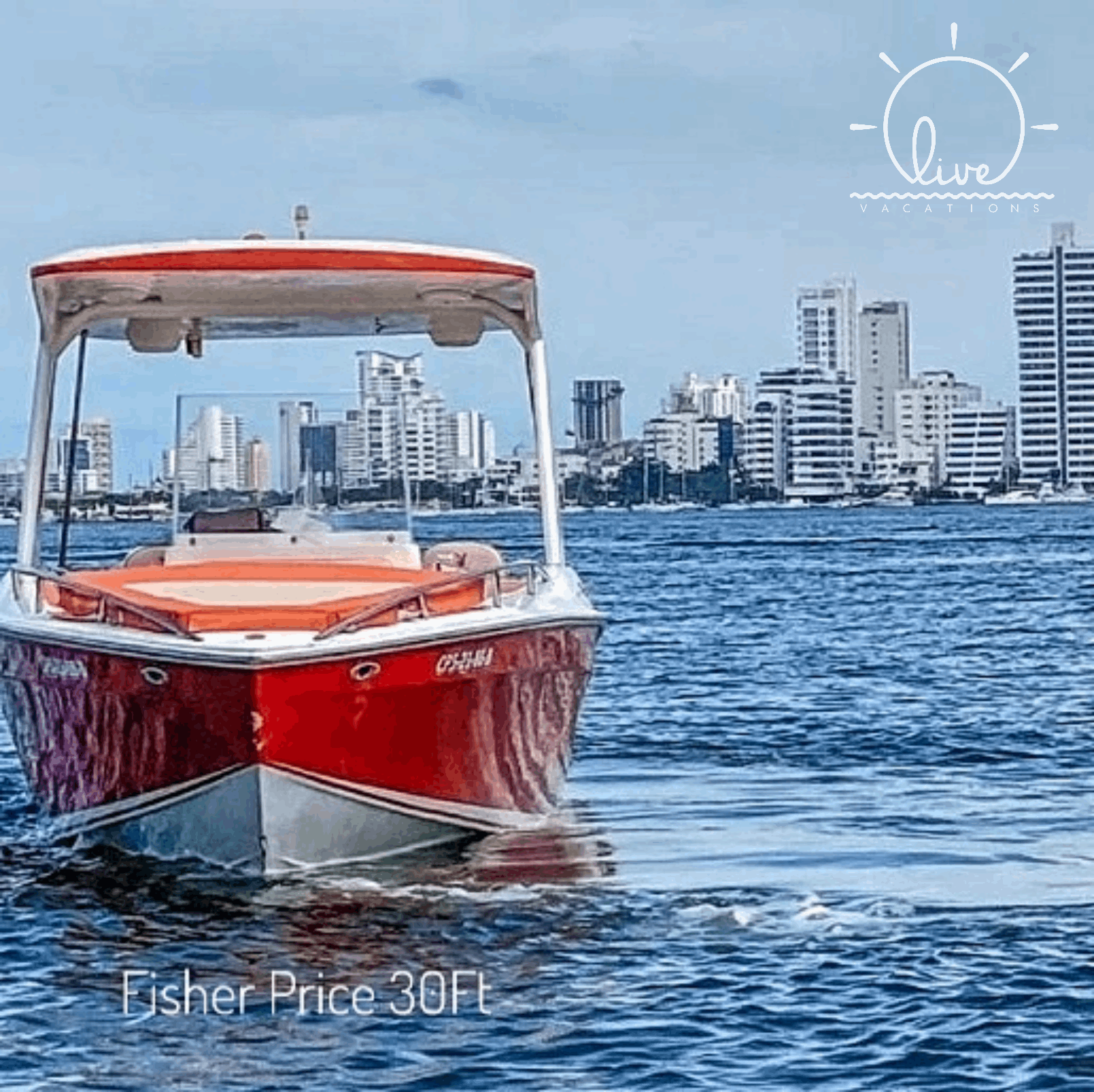 Lancha Privada para 10 pax - Fisher Price 30FIT - Live Vacations Tours