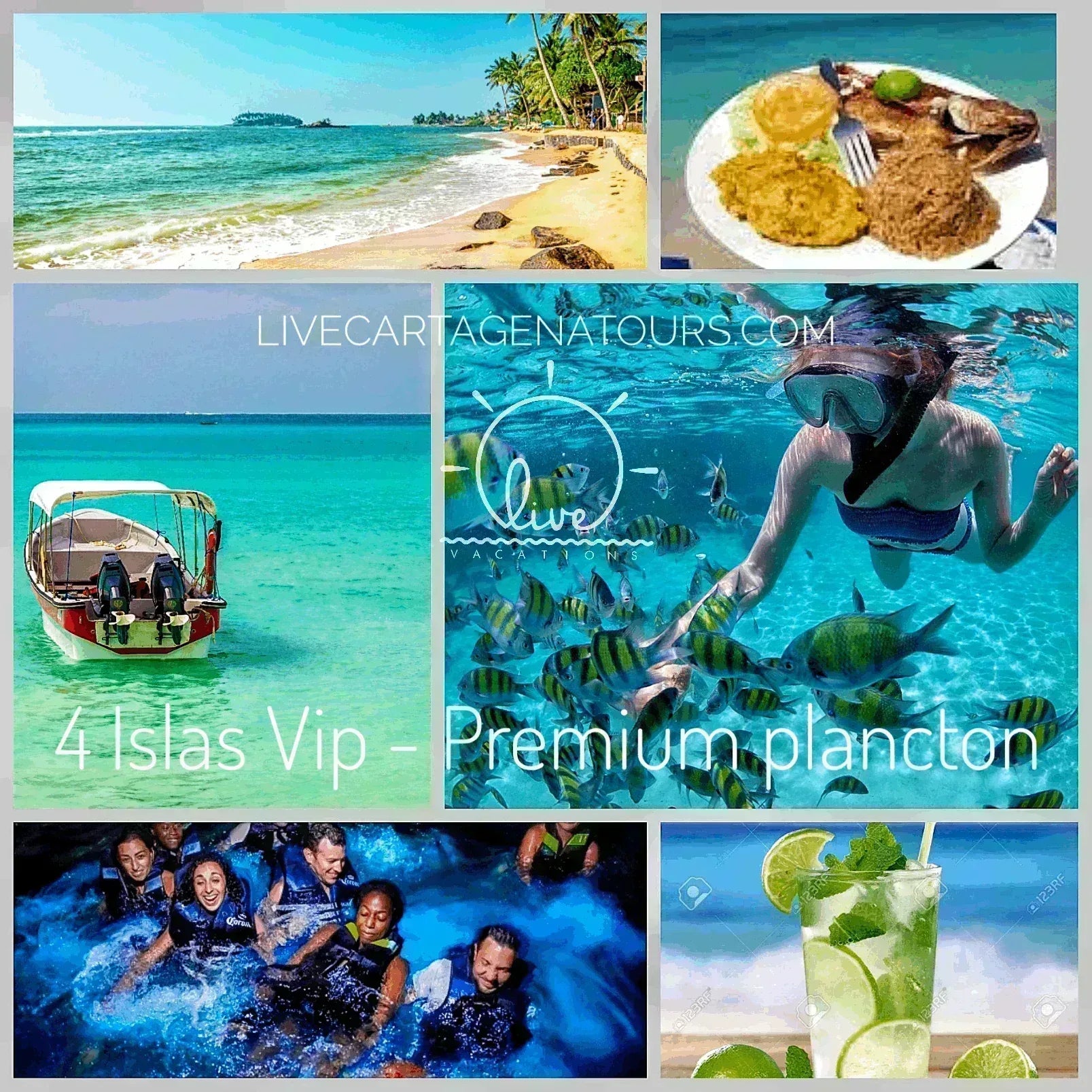 4 Islas vip - premium plancton | Lujo, naturaleza y aventura en el corazón del Caribe - Live Vacations Tours