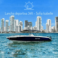 Lancha Deportiva 34ft para 14 pax - Sofia Isabelle - Live Vacations Tours