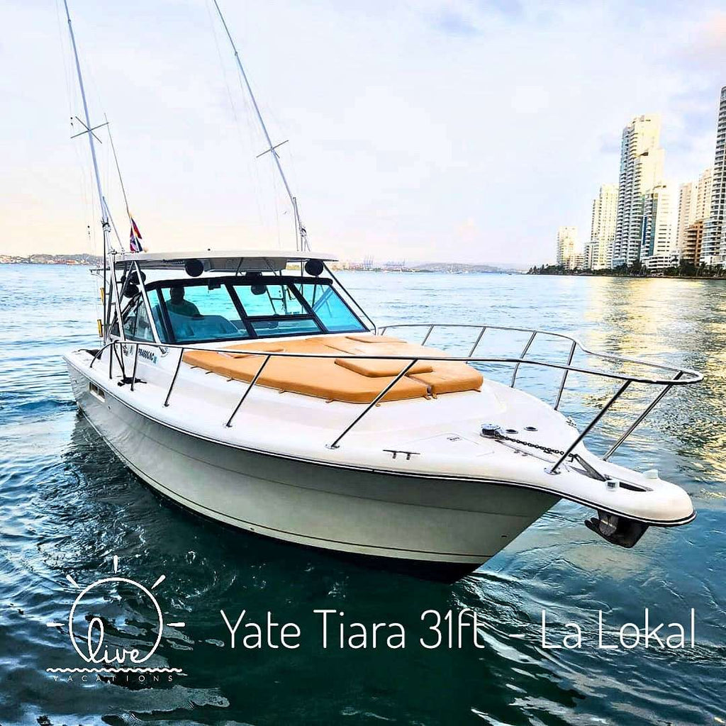 Yate Privado Tiara 31ft para 12 pax - La Lokal - Live Vacations Tours