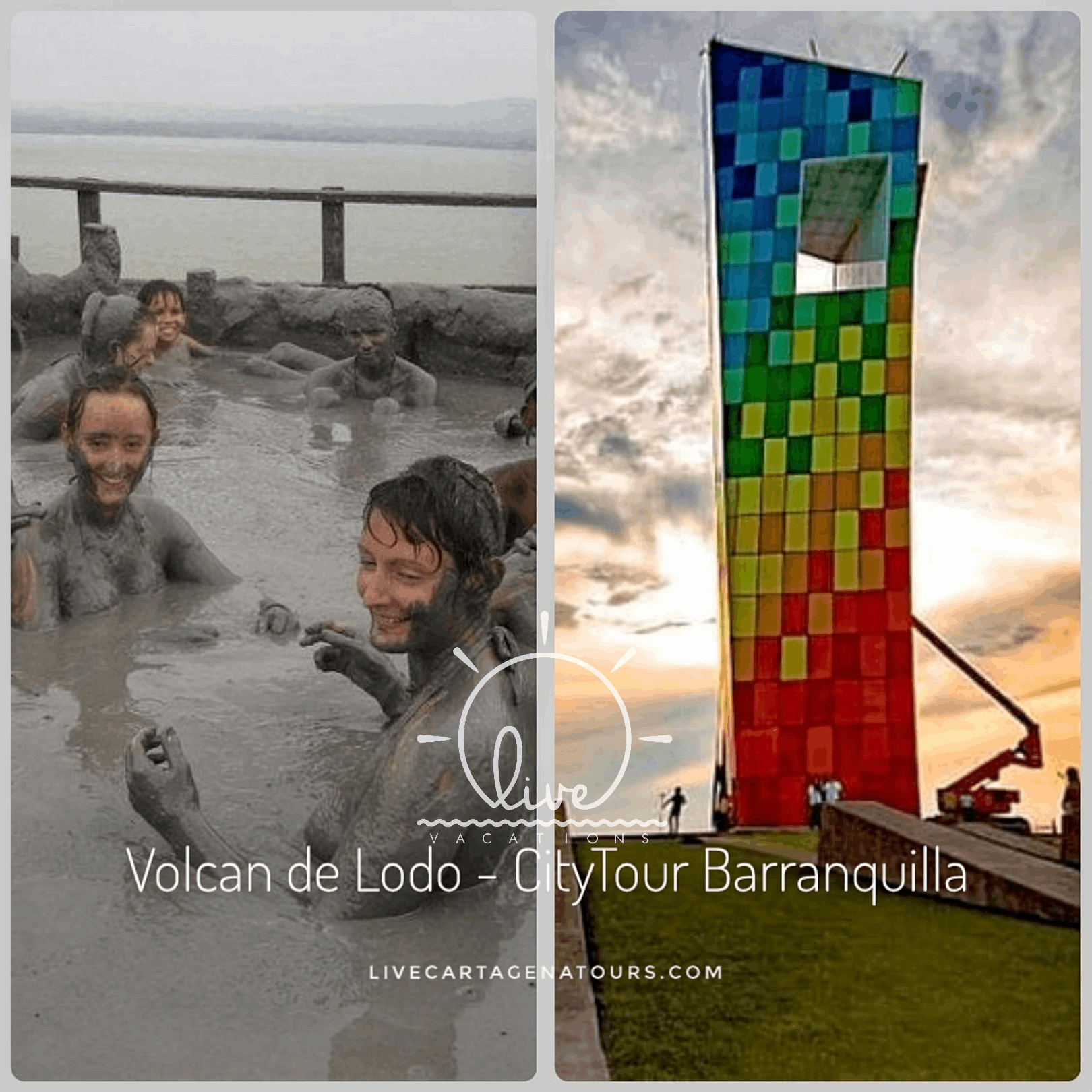 Volcan de Lodo - CityTour Barranquilla - Live Vacations Tours