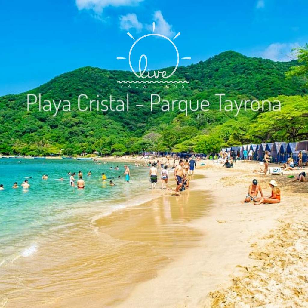 Tour Playa Cristal Tayrona desde Santa Marta: transporte, navegación y guía profesional