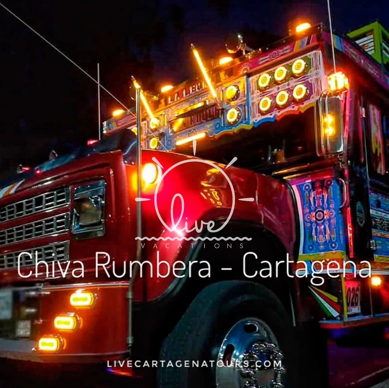 Chiva Rumbera - Cartagena | Diversión, cultura y música en un recorrido nocturno inolvidable - Live Vacations Tours