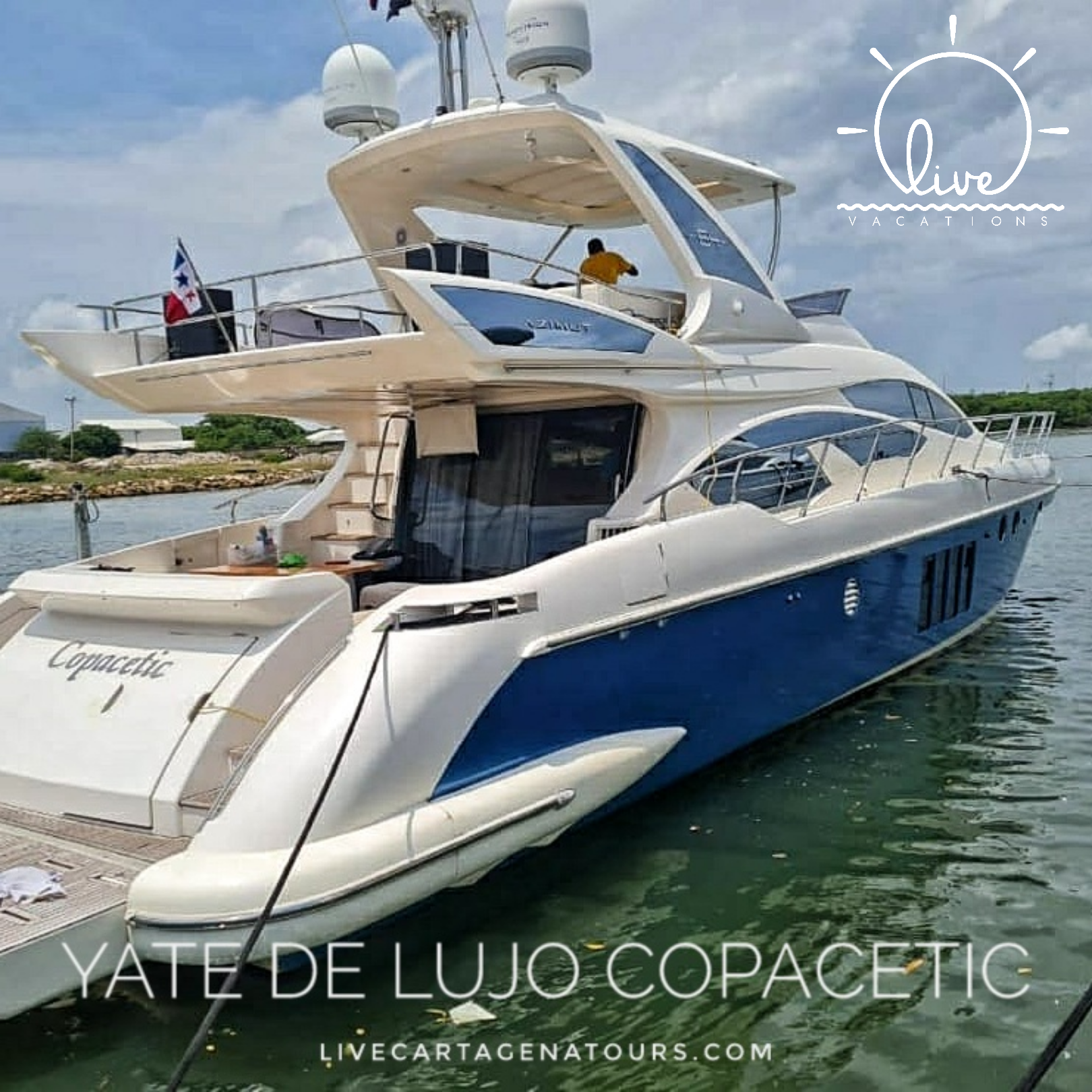 Yate Privado para 18 pax – Copacetic 64’