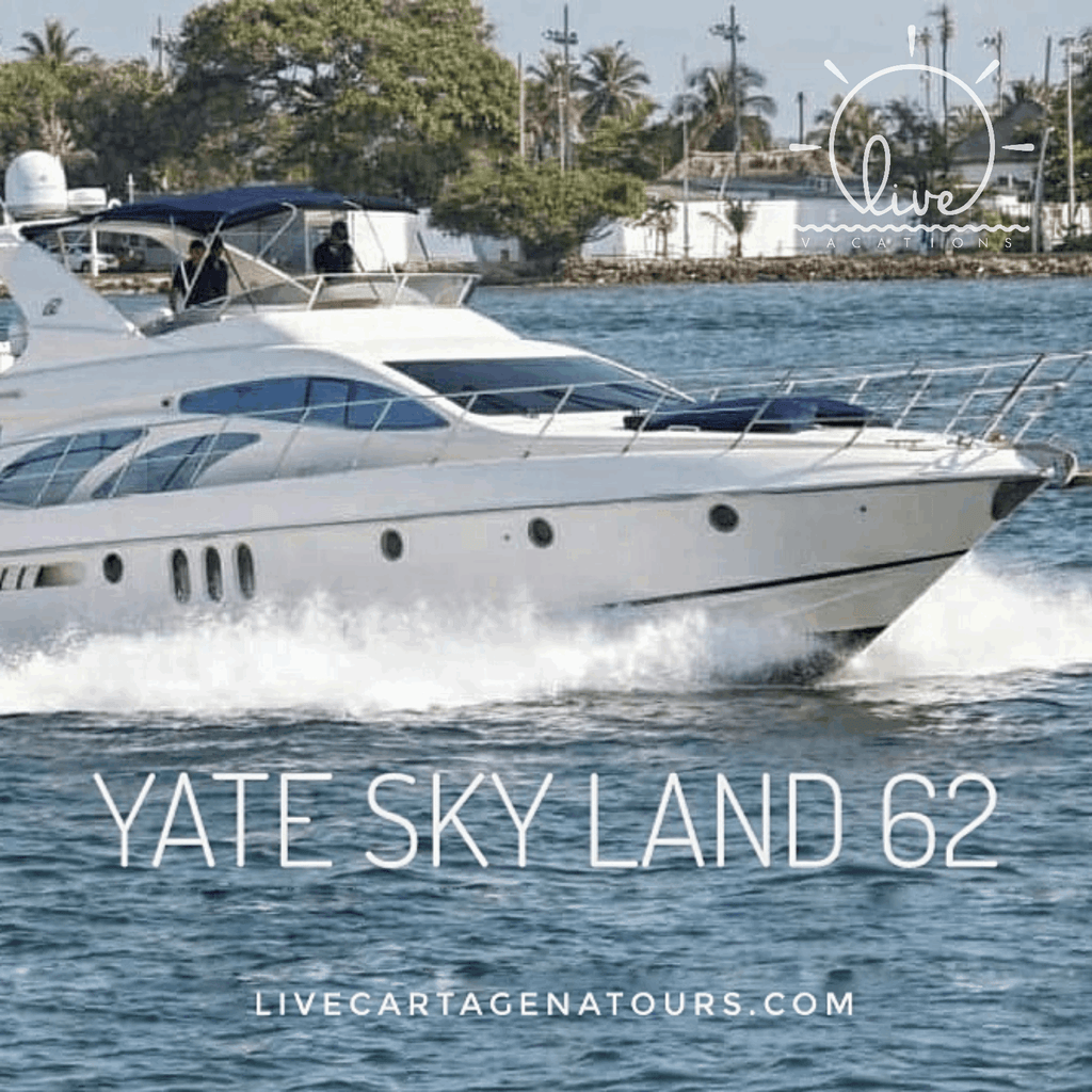 Yate Privado para 25 pax - SKY LAND 62 - Live Vacations Tours