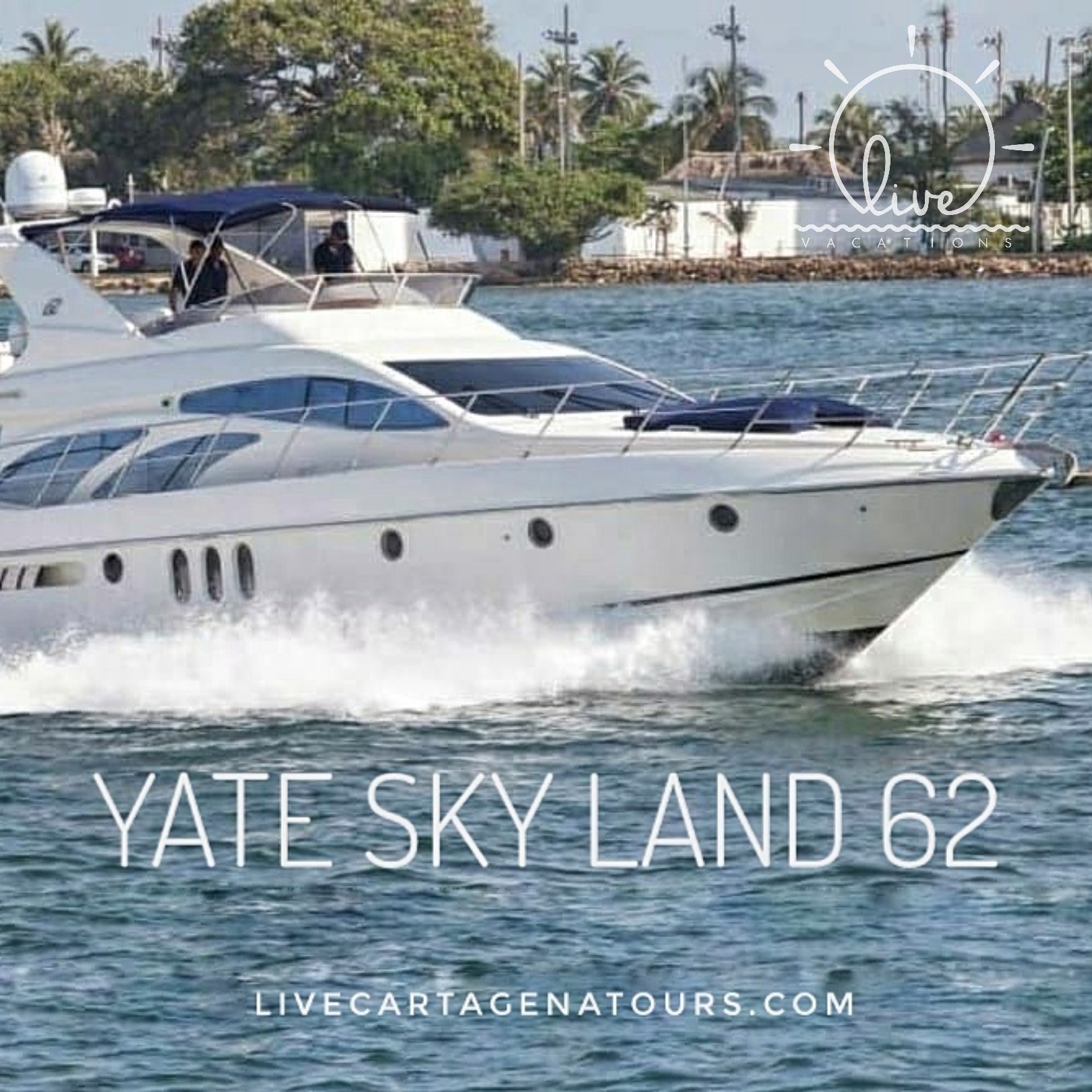 Yate Privado para 25 pax - SKY LAND 62