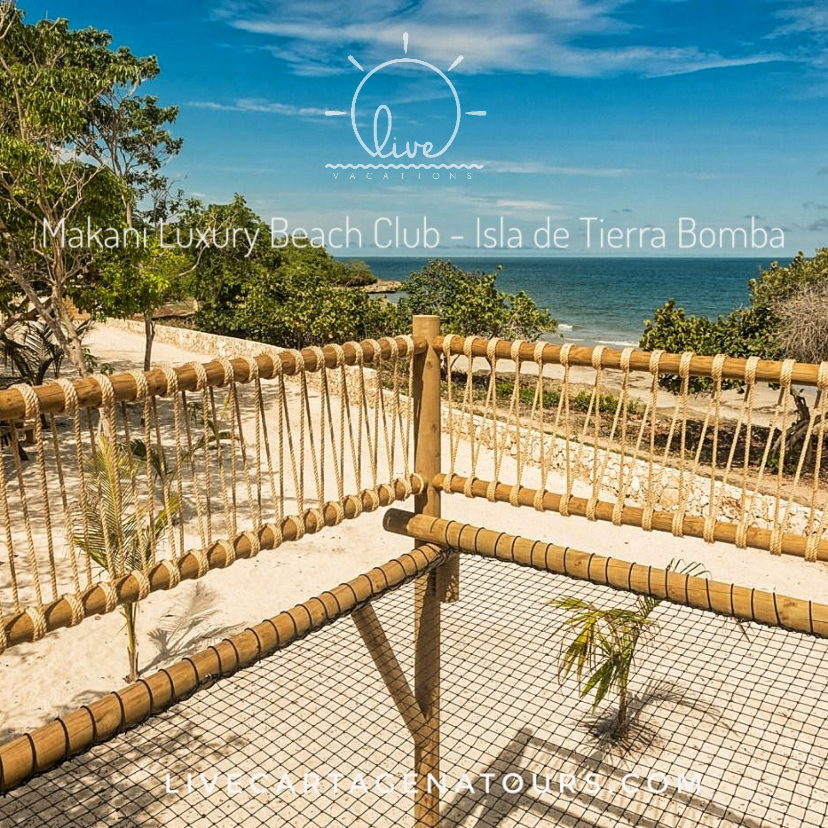 Pasadía en Makani Beach Club Cartagena: traslado, zona exclusiva y cóctel incluido