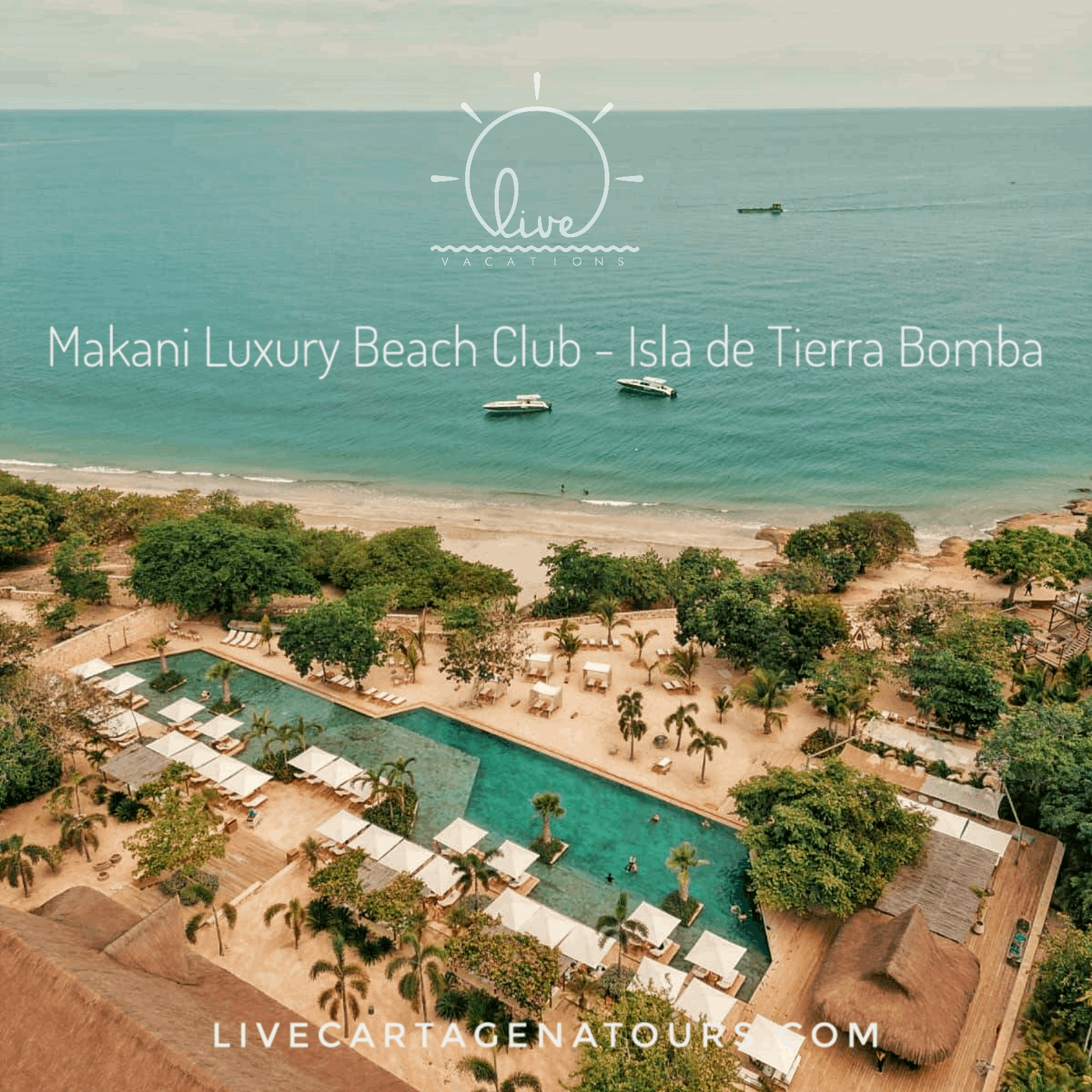 Makani Beach Club Cartagena: traslado, zona exclusiva y cóctel incluido - Live Vacations Tours