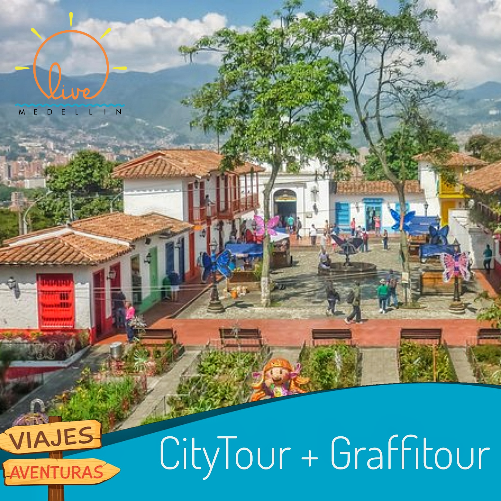 City Tour y Graffitour en Medellín | historia, arte urbano y cultura en un día