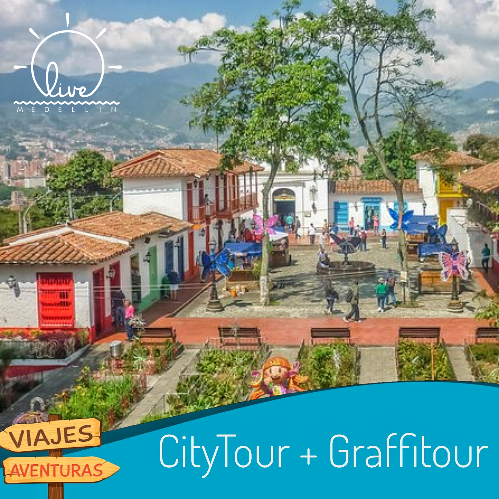 City Tour and Graffiti Tour in Medellín | History, urban art, and culture in one day