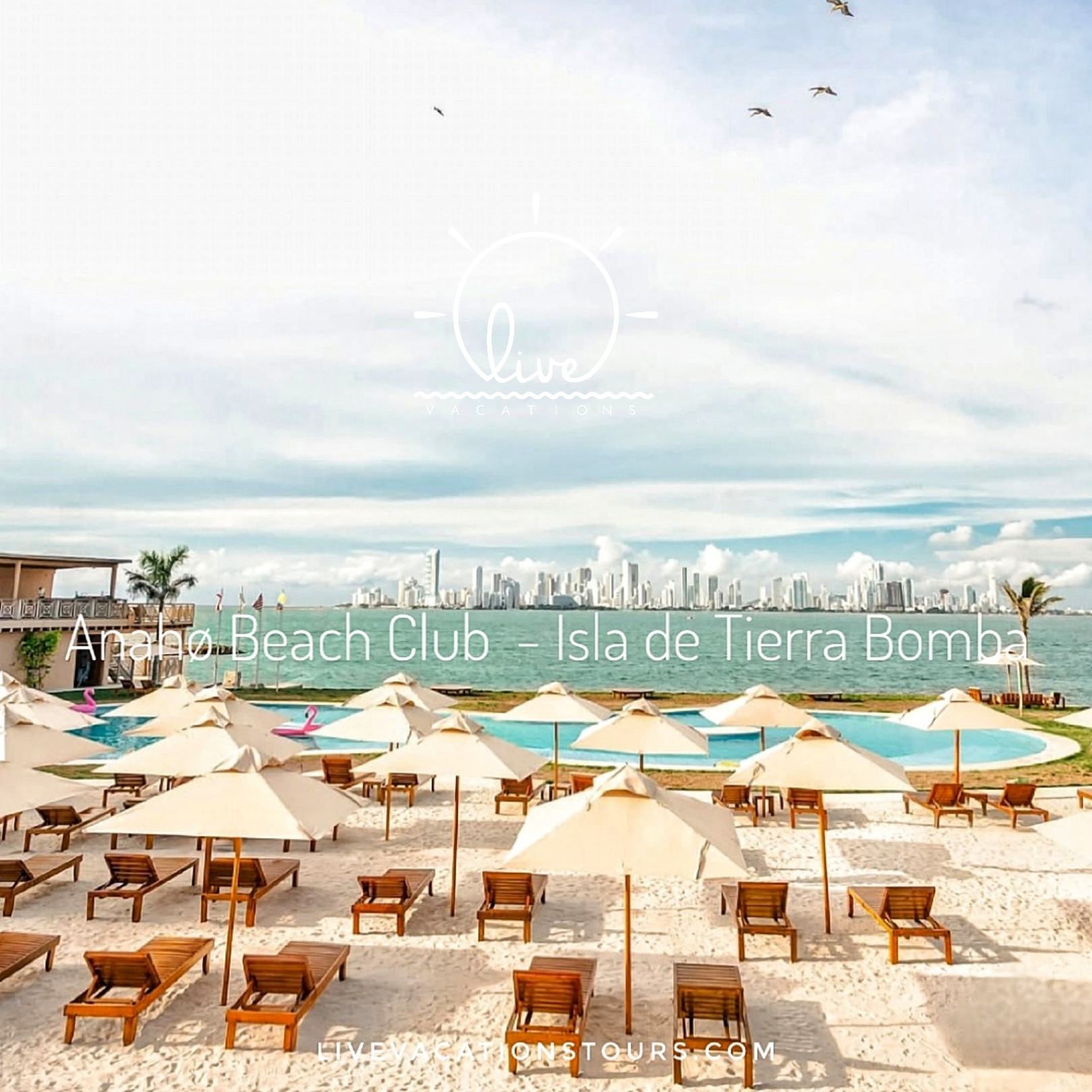 Pasadía ANAHØ VIP: Experiencia Exclusiva de Relax en Islas del Caribe Colombiano