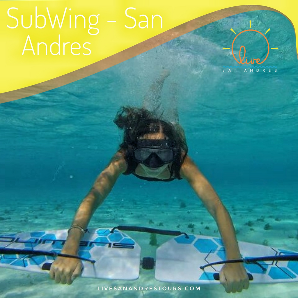 Subwing in San Andrés | Water Adventure and Underwater Gliding