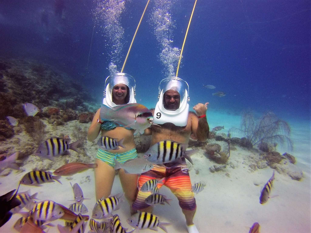 Tour Aquanautas Inca Inca: caminata acuática con casco y guía profesional desde Santa Marta - Live Vacations Tours