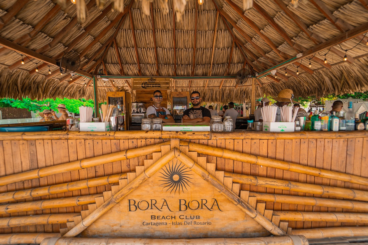 Bora Bora Club - Rosario Island | Party, sun, and fun in the most vibrant paradise in the Colombian Caribbean.