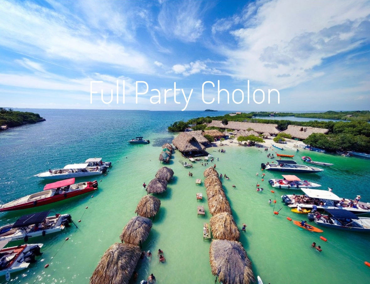 Cholón – Full Party  | La mejor fiesta del Caribe en un paraíso rodeado de mar