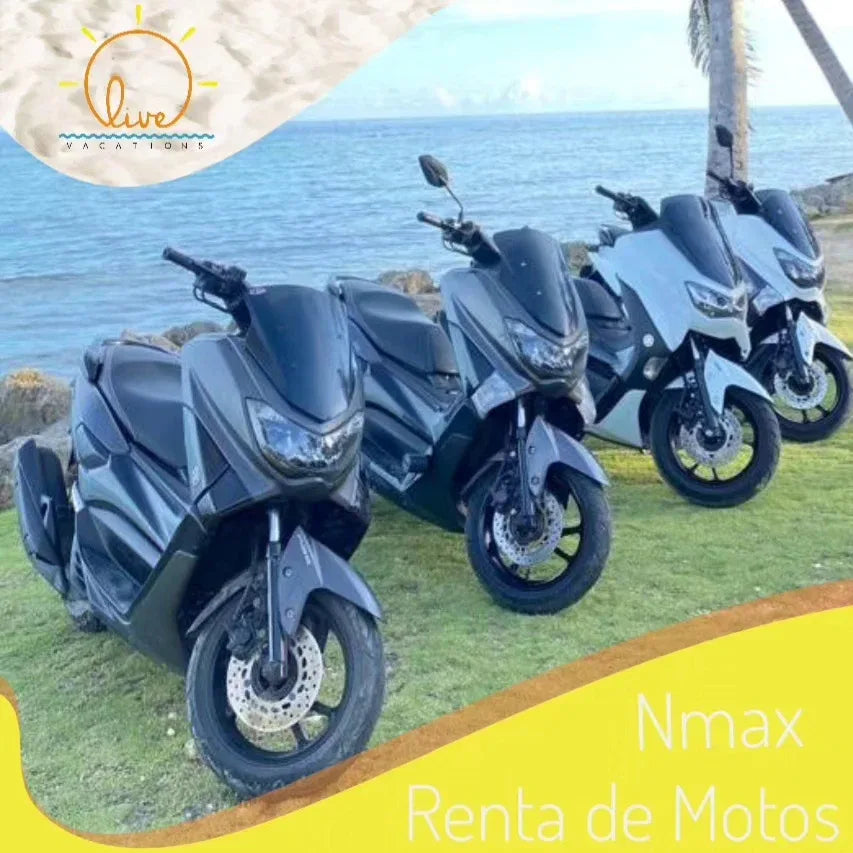 Renta de Motos - Nmax - San Andres | Libertad total para recorrer la isla a tu ritmo - Live Vacations Tours