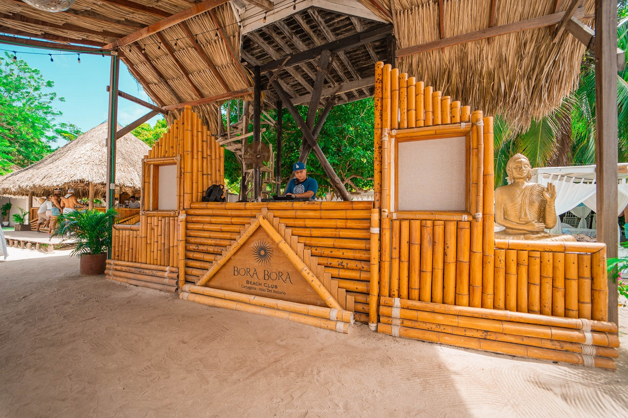 Bora Bora Club - Rosario Island | Party, sun, and fun in the most vibrant paradise in the Colombian Caribbean.
