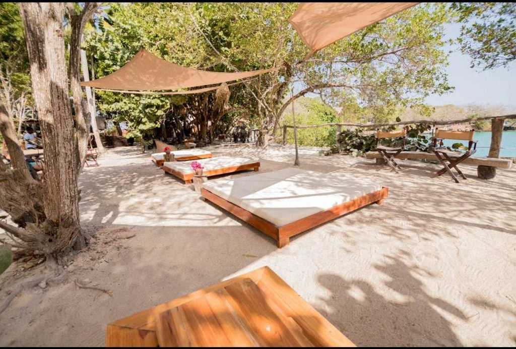 PA’UE Beach Lounge – Islas del Rosario | Lujo caribeño, naturaleza y diversión frente al mar - Live Vacations Tours