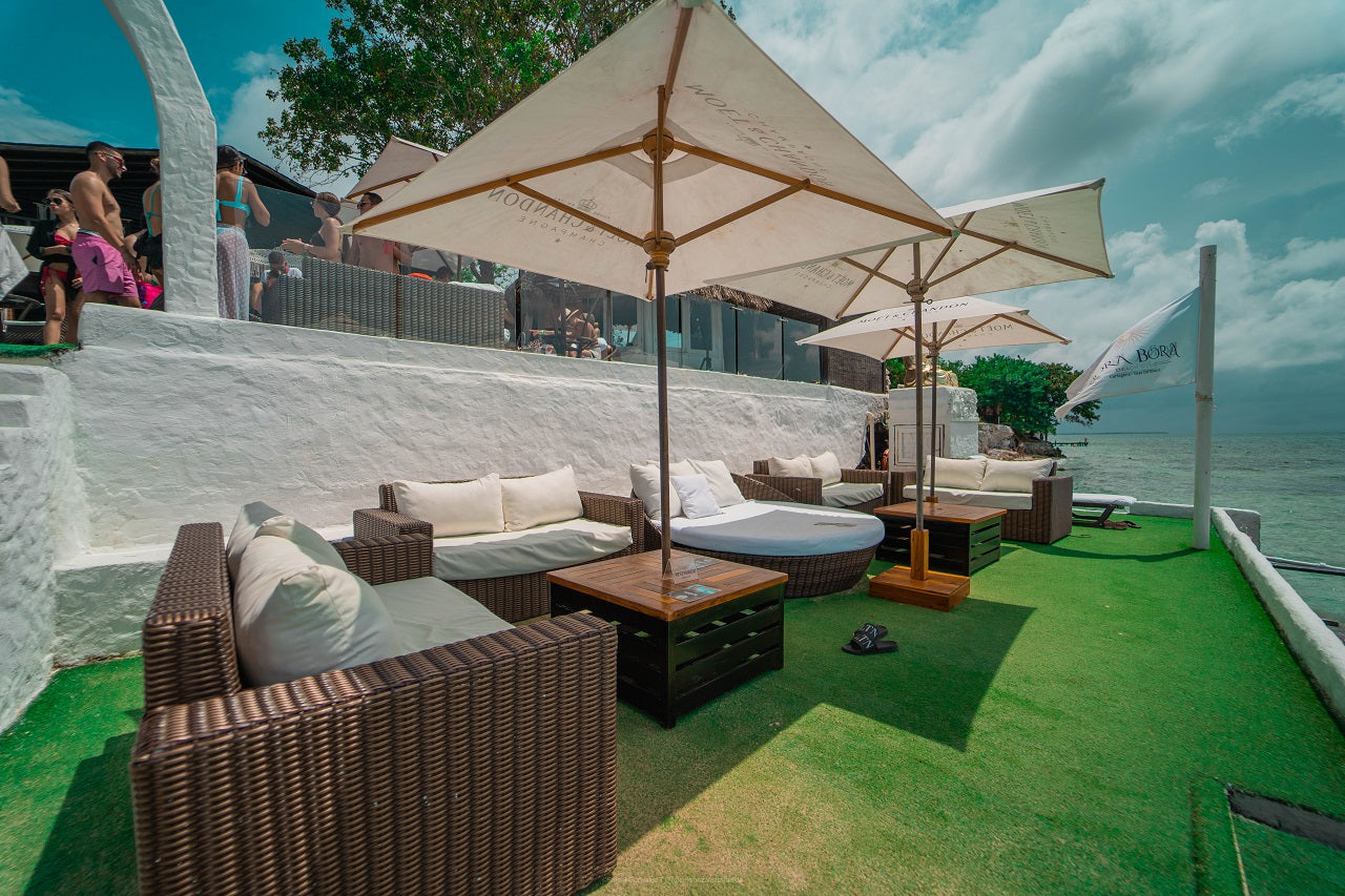 Bora Bora VIP - Rosario Islands | Party, sun, and flavor in the heart of the Colombian Caribbean.