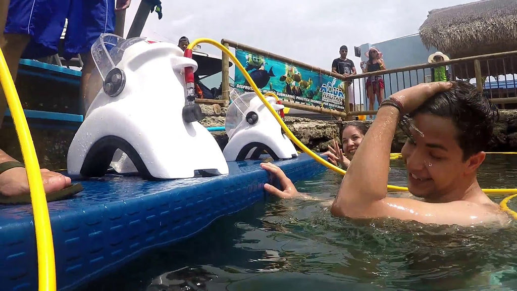 Aquanautas Inca Inca Tour: Aquatic Hiking with Helmet and Professional Guide from Santa Marta