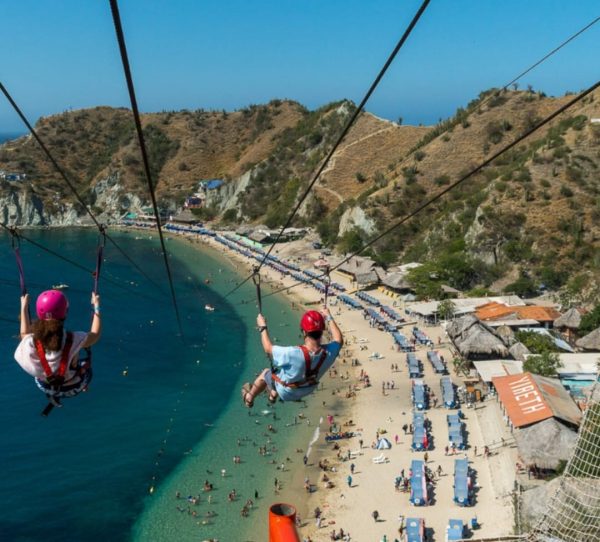 Canopy in Playa Blanca: Extreme Adventure and Spectacular Views over Crystal-Clear Waters