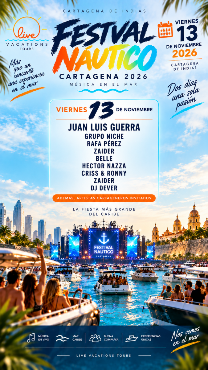 Festival Náutico Cartagena - 13 Noviembre 2026 - Live Vacations Tours