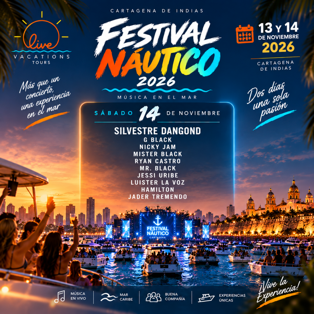 Festival Nautico 2026 - 14 noviembre 26 - Live Vacations ToursFestival Nautico 2026 - 14 noviembre 26