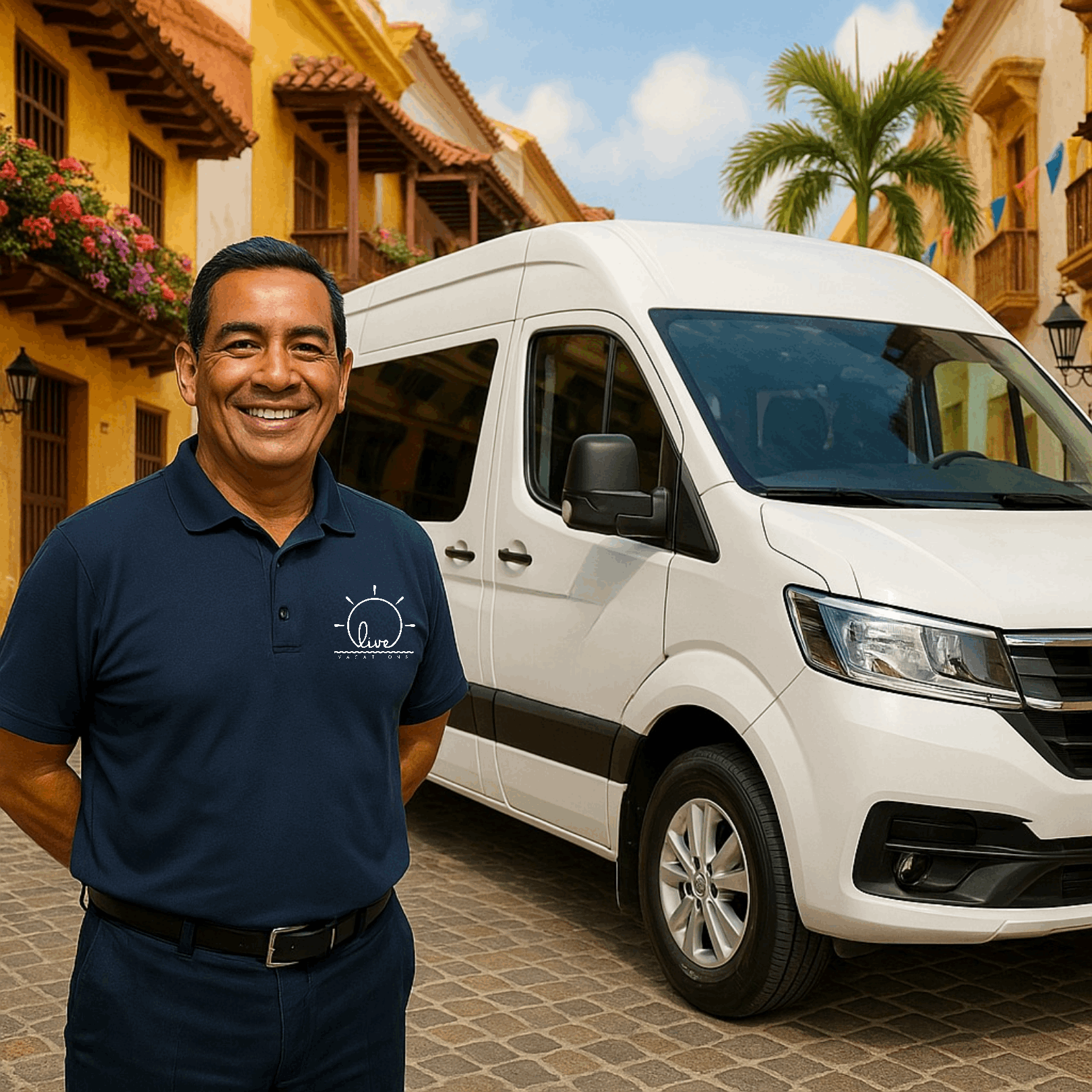 Conductor Privado Cartagena – Transporte Seguro y Exclusivo | Live Vacations - Live Vacations Tours