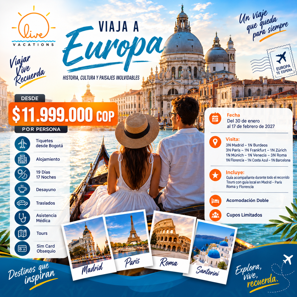 Viaja a Europa