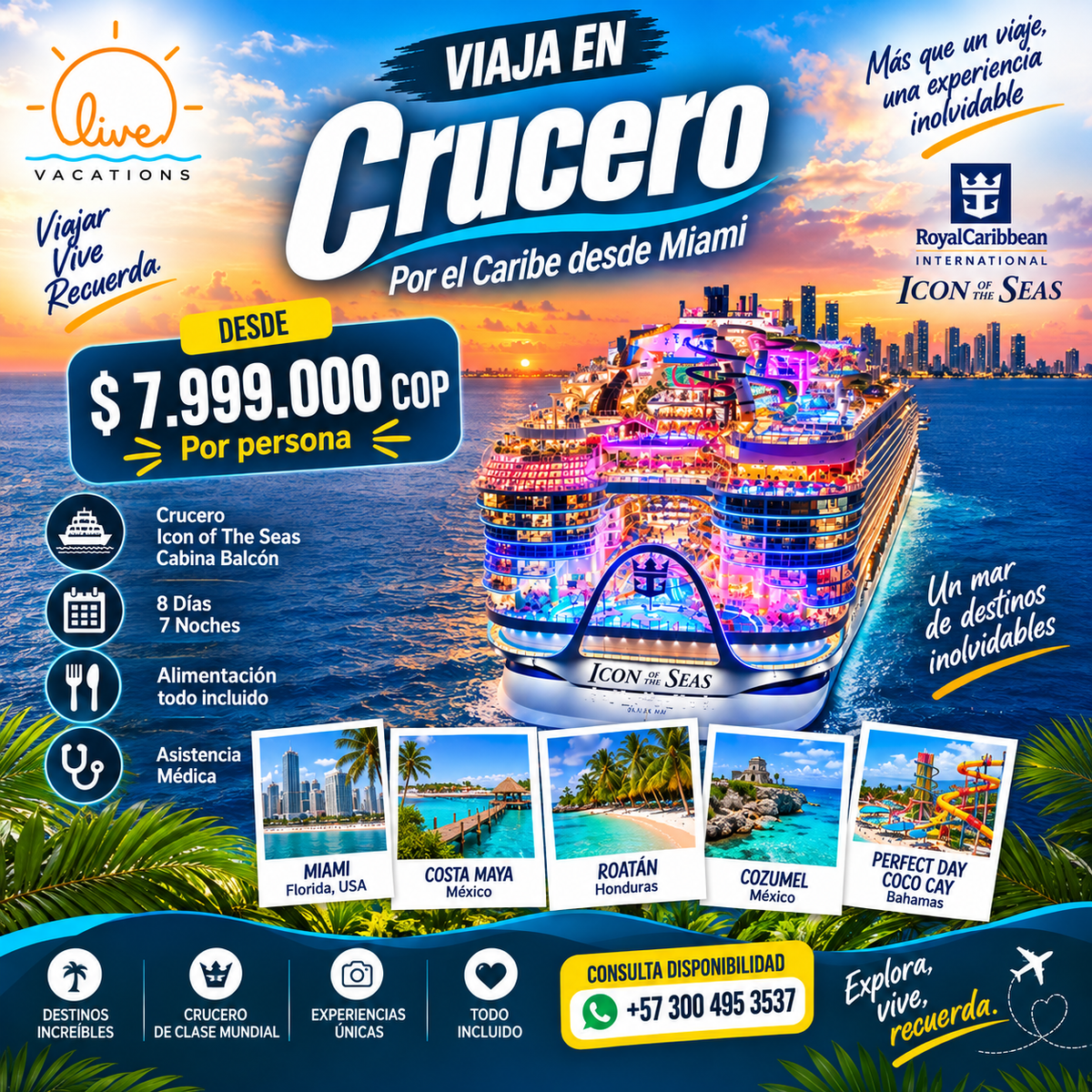 Crucero por el Caribe desde Miami