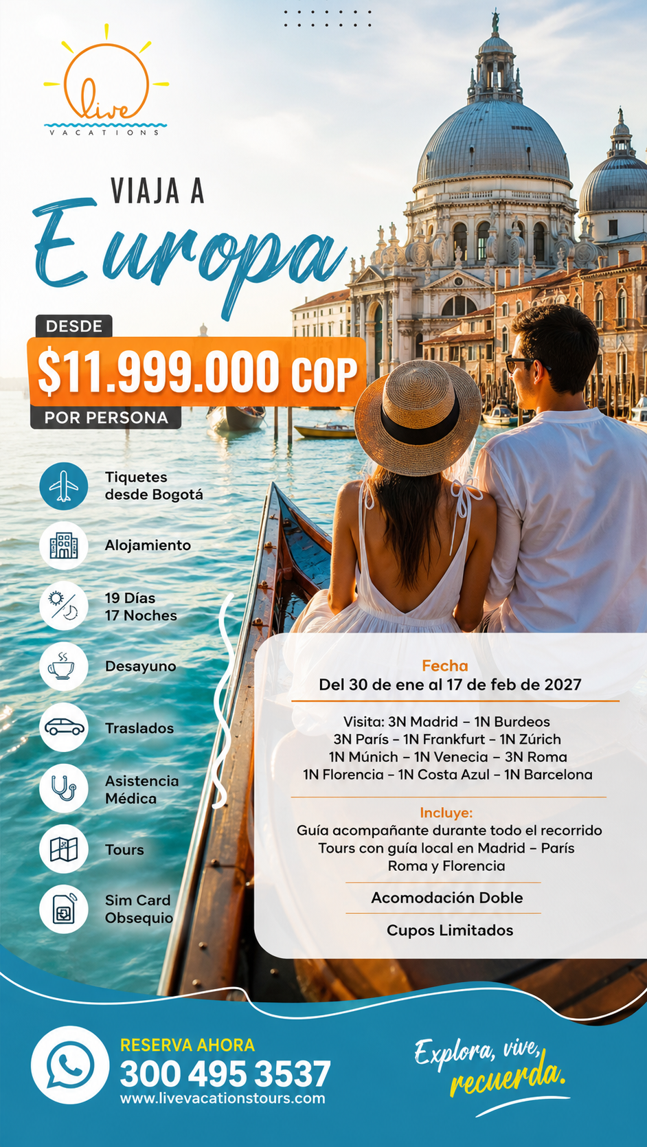 Viaja a Europa