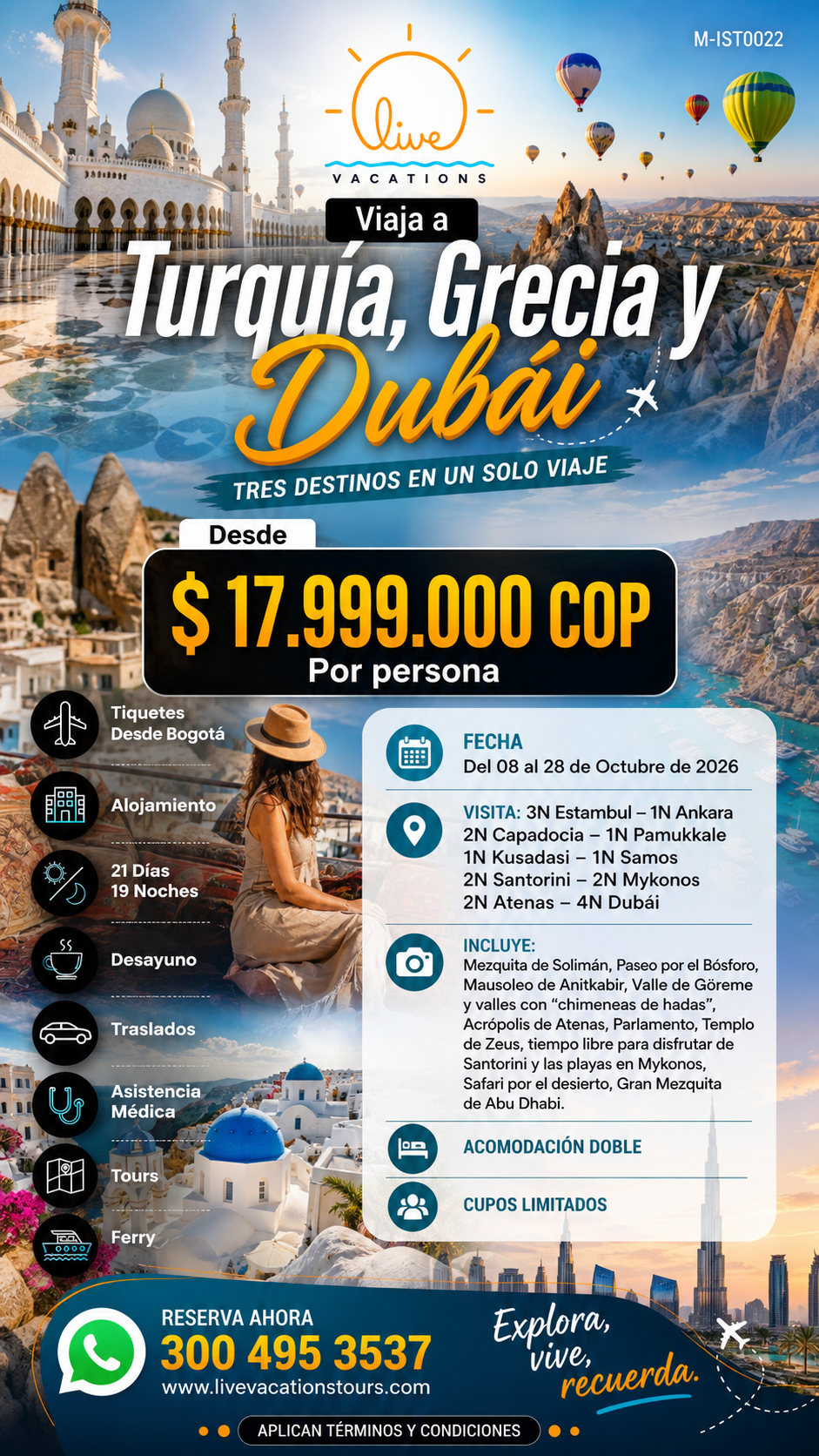 Viaja a Turquia, Grecia y Dubai