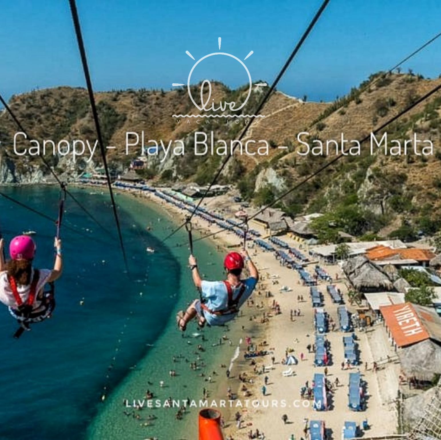 Canopy in Playa Blanca: Extreme Adventure and Spectacular Views over Crystal-Clear Waters