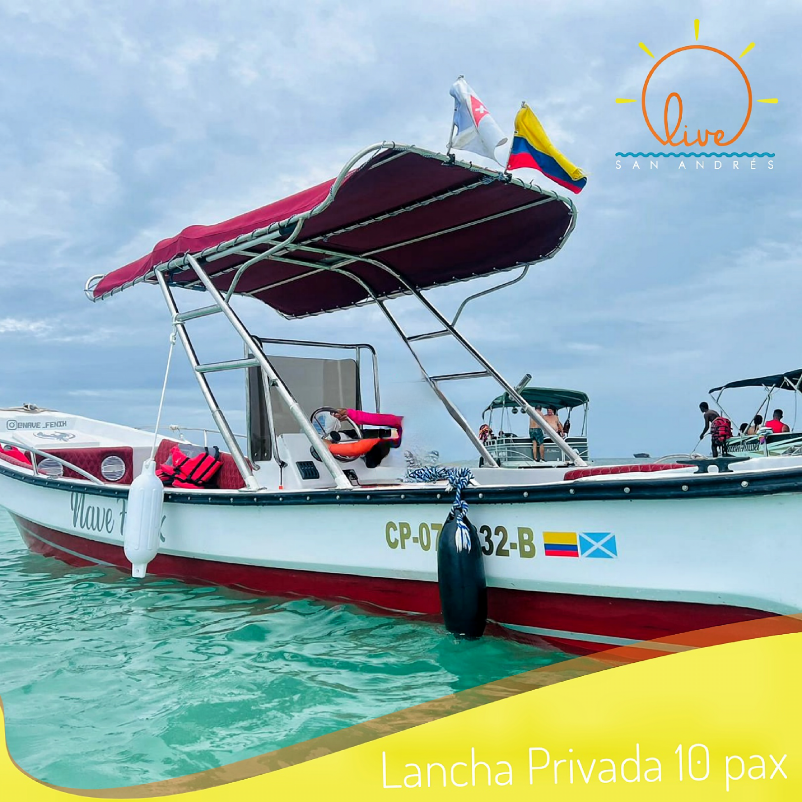Lancha Privada en San Andrés | Tu día perfecto en el paraíso comienza a bordo