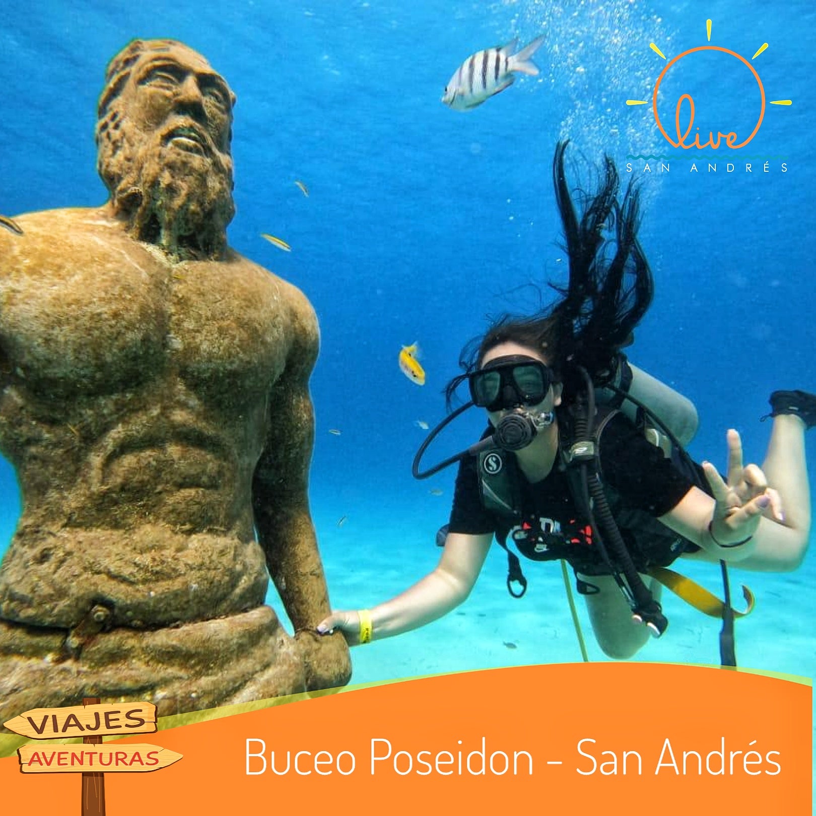Poseidon Diving - San Andres | Explore the underwater world of the Caribbean on an unforgettable guided adventure