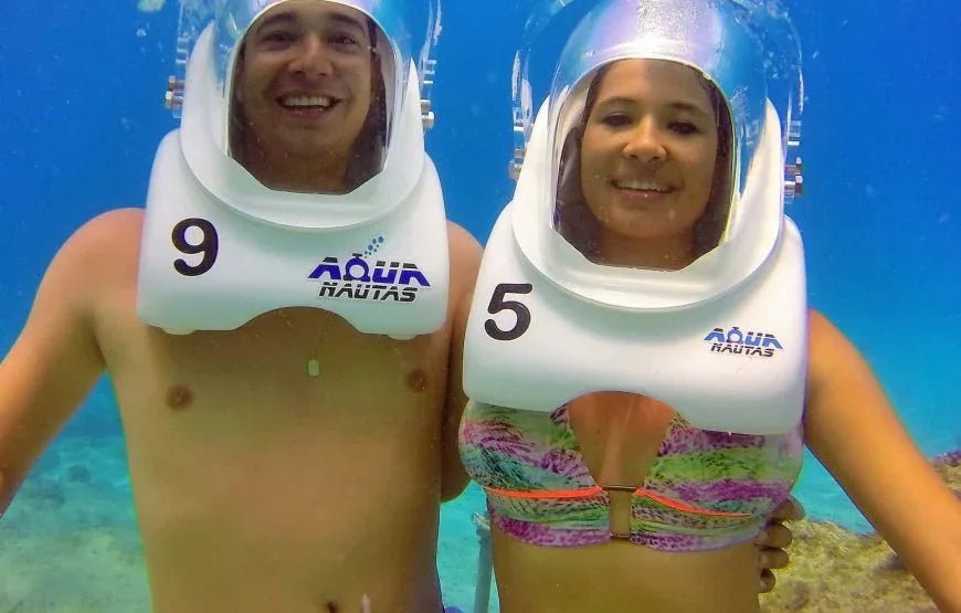 Tour Aquanautas Inca Inca: caminata acuática con casco y guía profesional desde Santa Marta - Live Vacations Tours