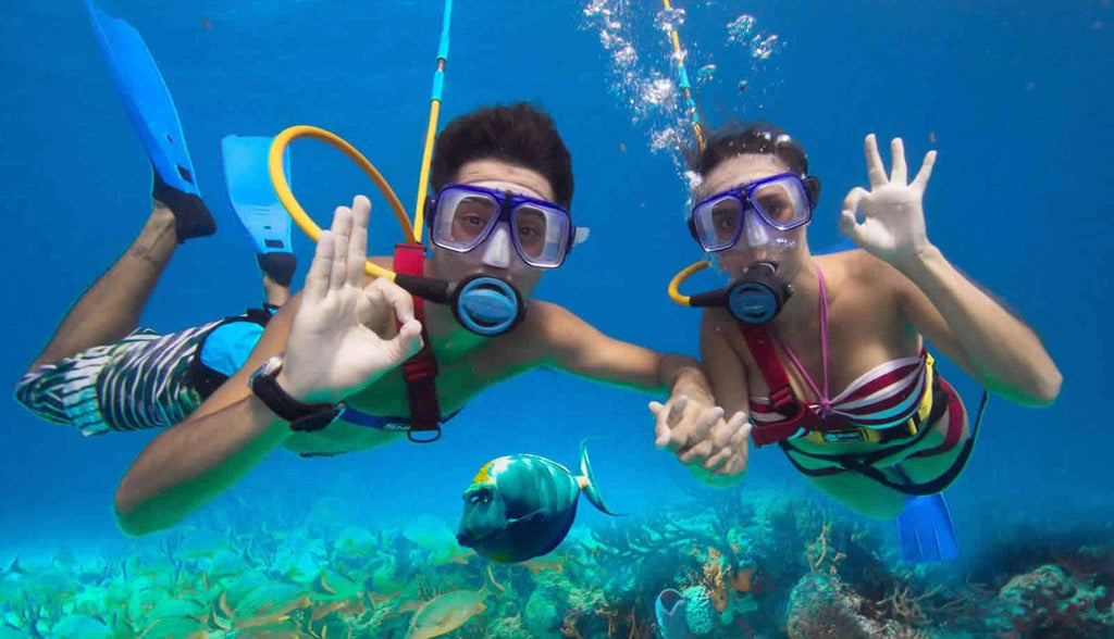 Snuba en San Andrés Isla | Explora el mundo marino sin tanques, sin experiencia y en total seguridad - Live Vacations Tours