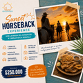 Sunset Horseback Experience en La Boquilla - Live Vacations Tours