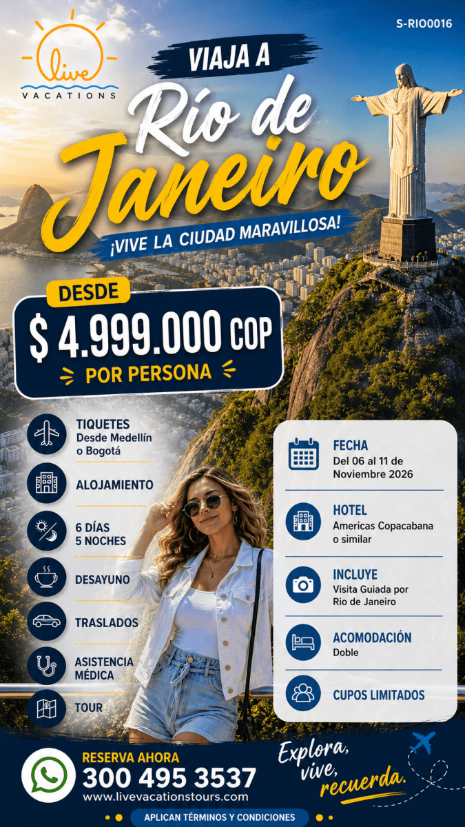 Viaja a Río de Janeiro - Live Vacations Tours