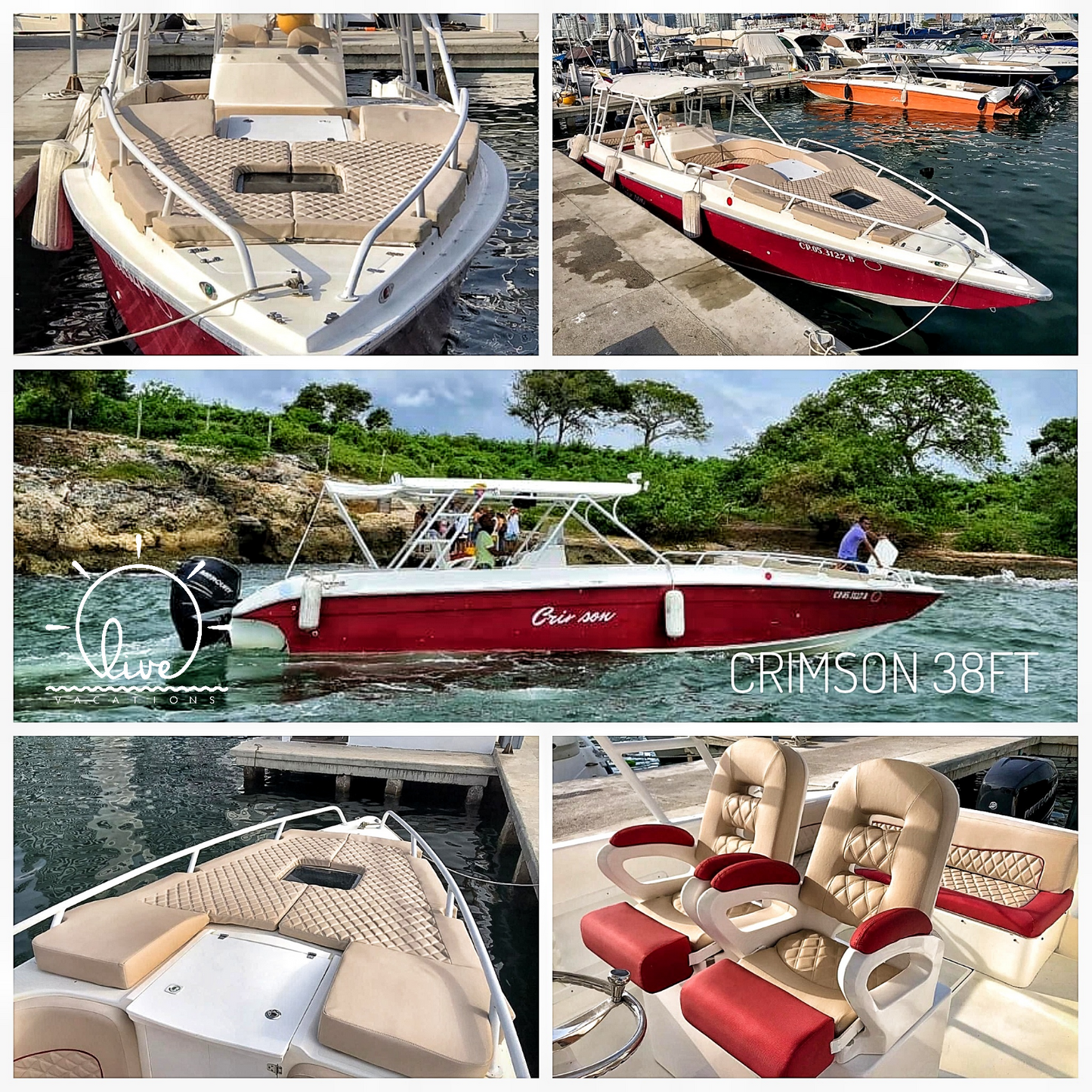 Lancha deportiva - Crimson 38ft 16pax