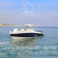 Lancha Deportiva 41FT para 20 Personas | Cartagena - Live Vacations Tours