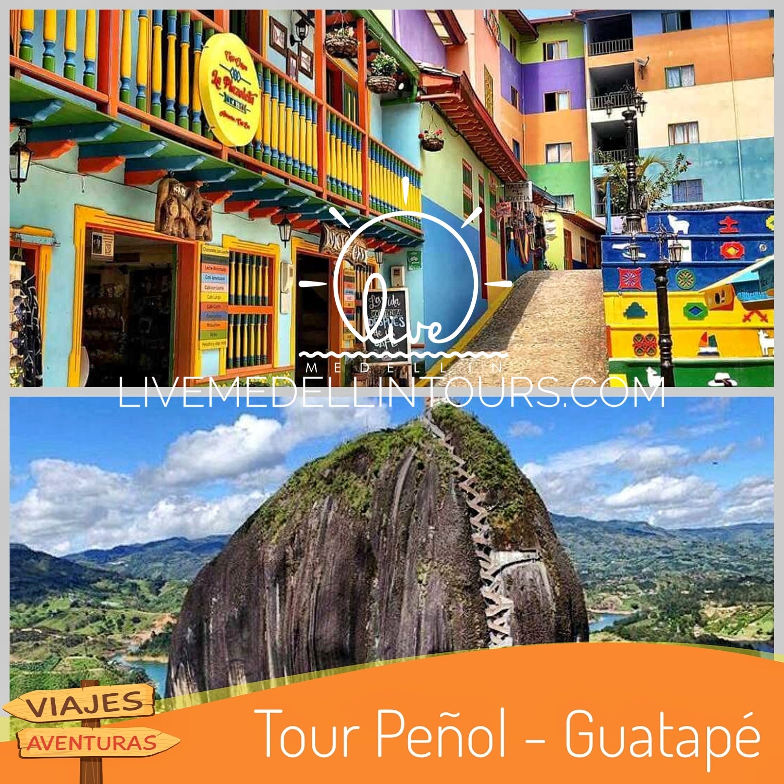 Tour Peñol - Guatapé | Paisajes, historia y color en el corazón del oriente antioqueño