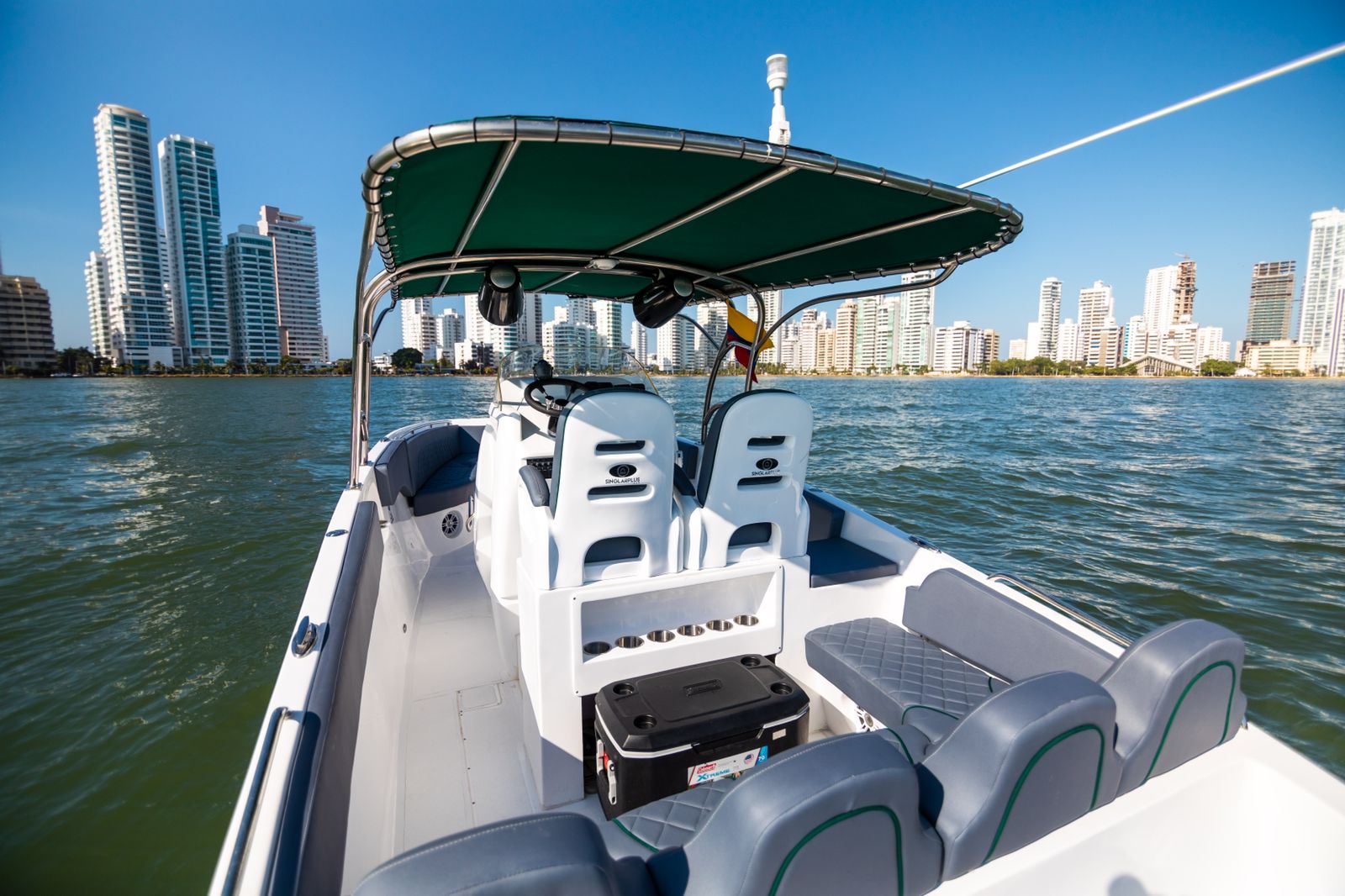 Lancha deportiva 29ft para 10 pax - Bajale dos